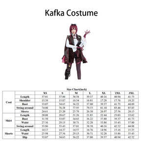 Kafka Costume Set Honkai: Star Rail Cosplay