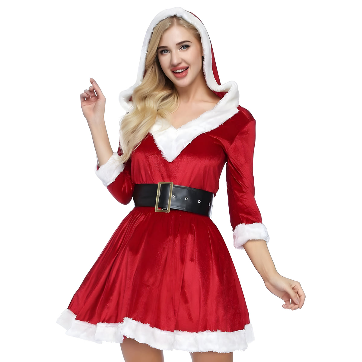 Santa Claus Elf costumes Girls Christmas costumes cosplay costumes, warm and comfortable