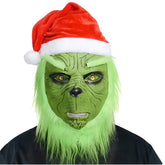 Green Monster Mask Costume Accessories for Christmas Cosplay