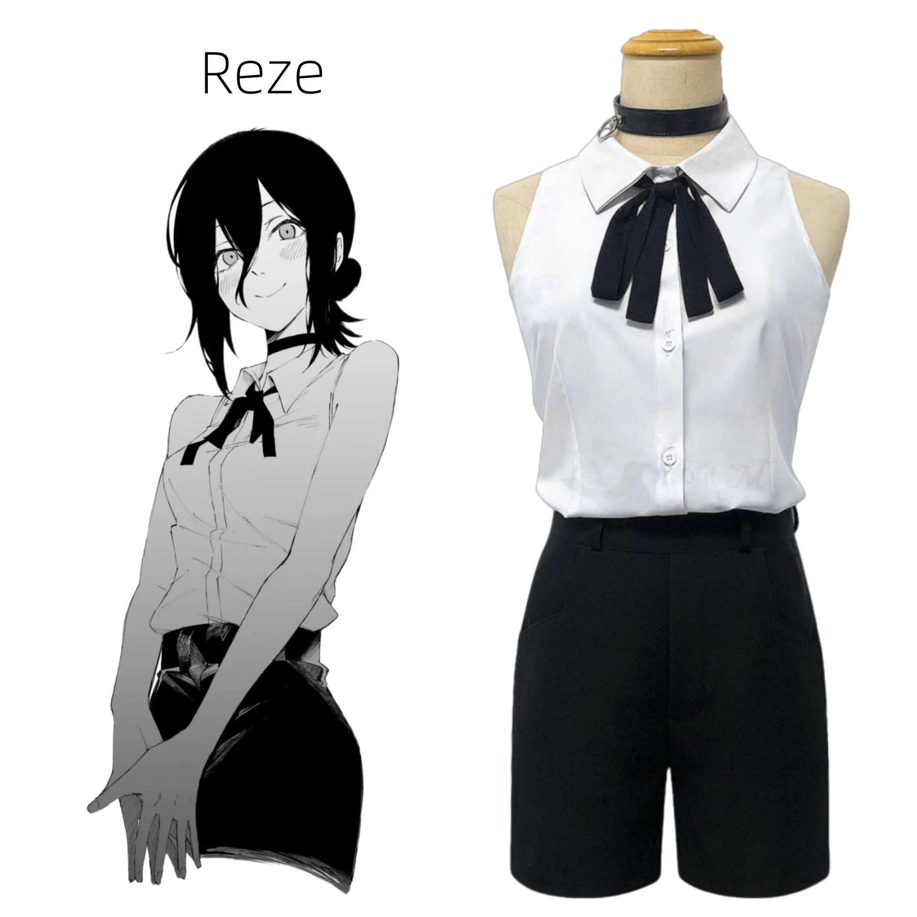 Reze Costume Set Chainsaw Man Chain Saw Man Cosplay