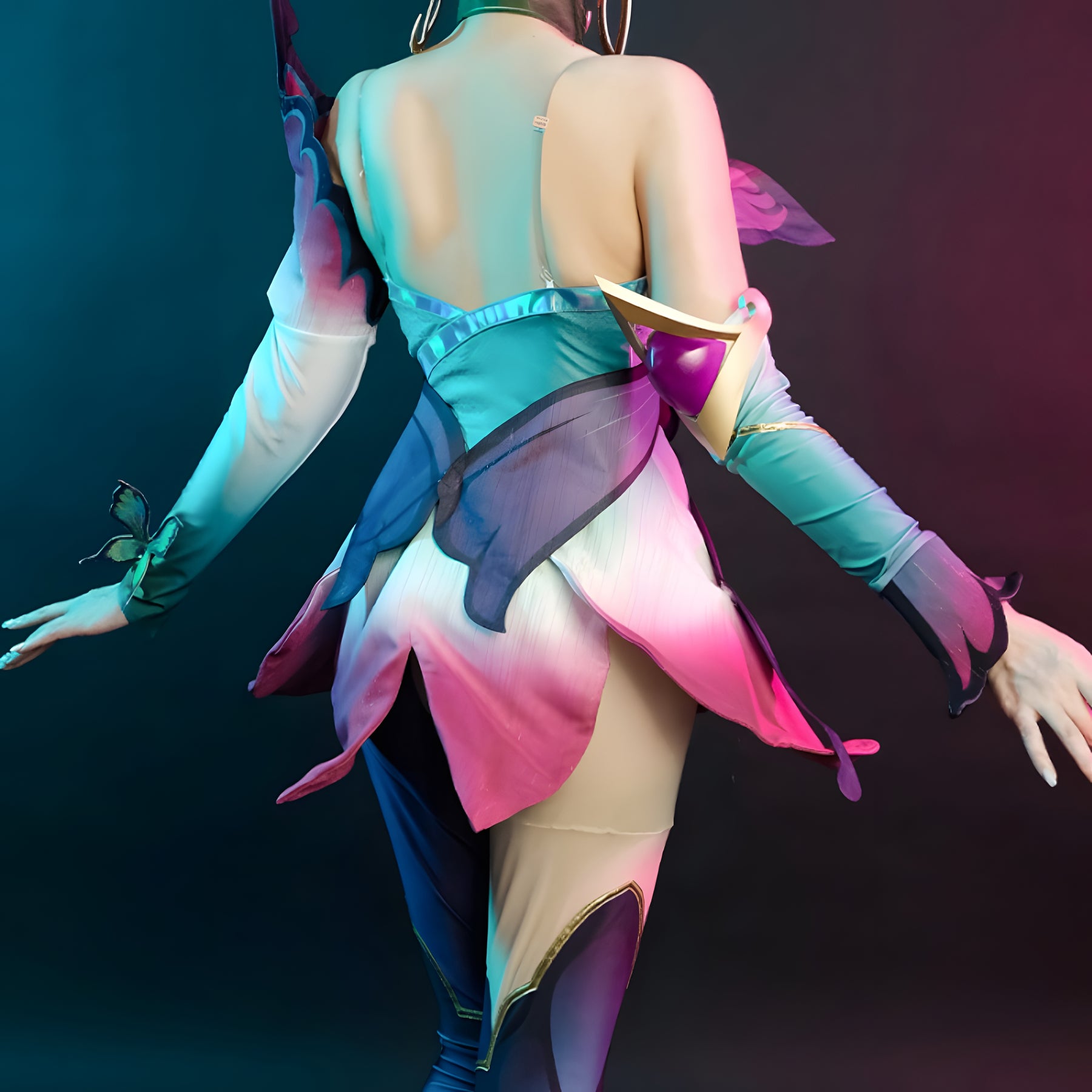 Flower Fairy Seraphine Cosplay League of Legends Costume Set