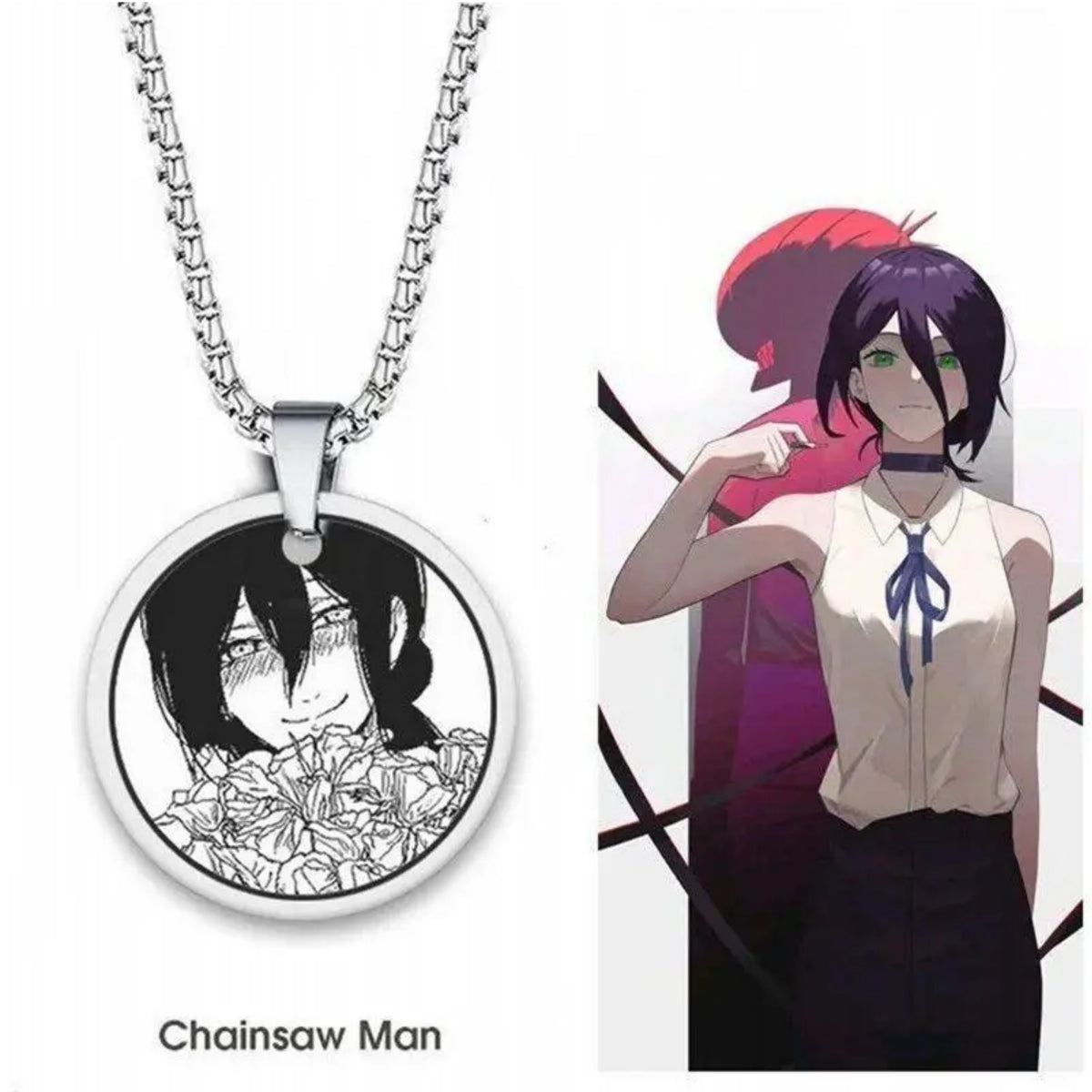 Chainsaw Man Necklace Pendant Anime Accessories