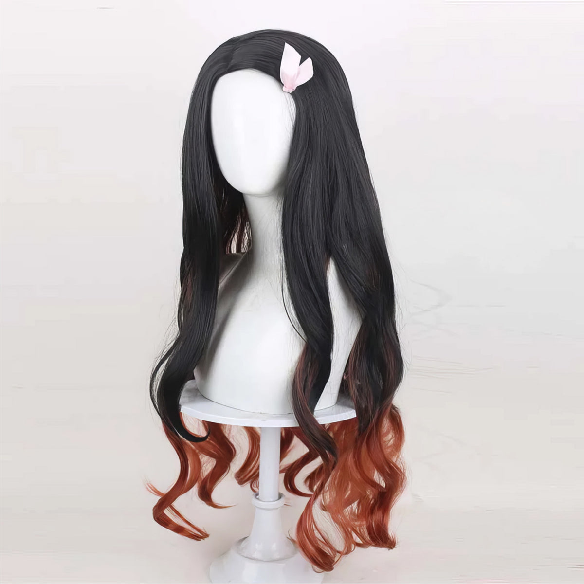 Kamado Nezuko Wig  Costume Set 鬼滅の刃 Demon Slayer Cosplay