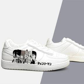 Chainsaw Man Cherry Blossom Co-Branded Hand Drawn Chainsaw Man Anime Accessories Denji Pochita Casual Shoes