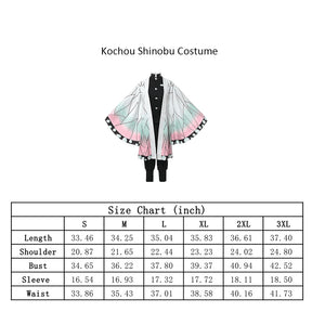 Kochou Shinobu Costume Set 鬼滅の刃 Demon Slayer Cosplay