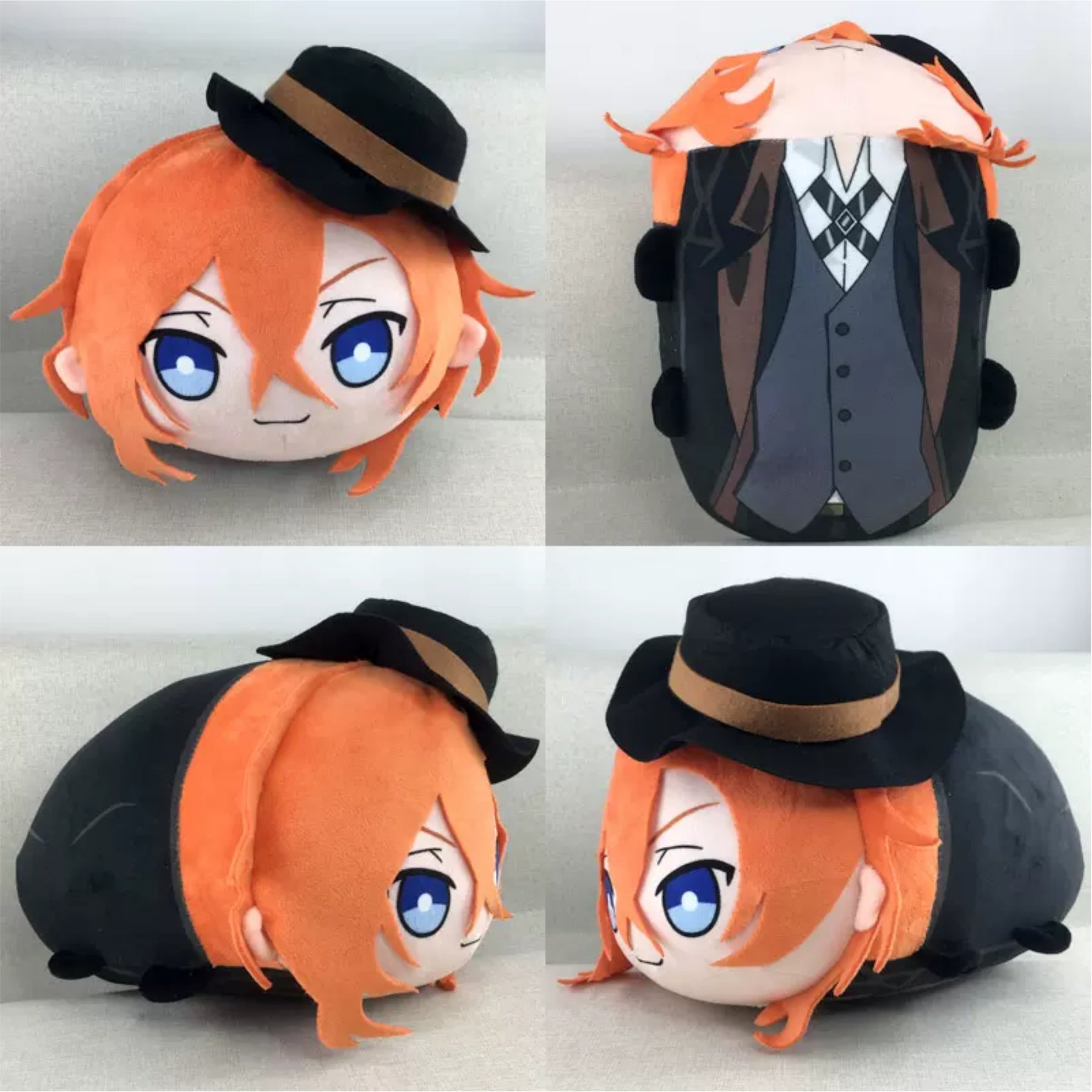 Bungo Stray Dogs Nakahara Nakaya Nakajima Atsushi Akutagawa Ryunosuke Dazai Osamu Accessories Dumpling Pillow Pendant