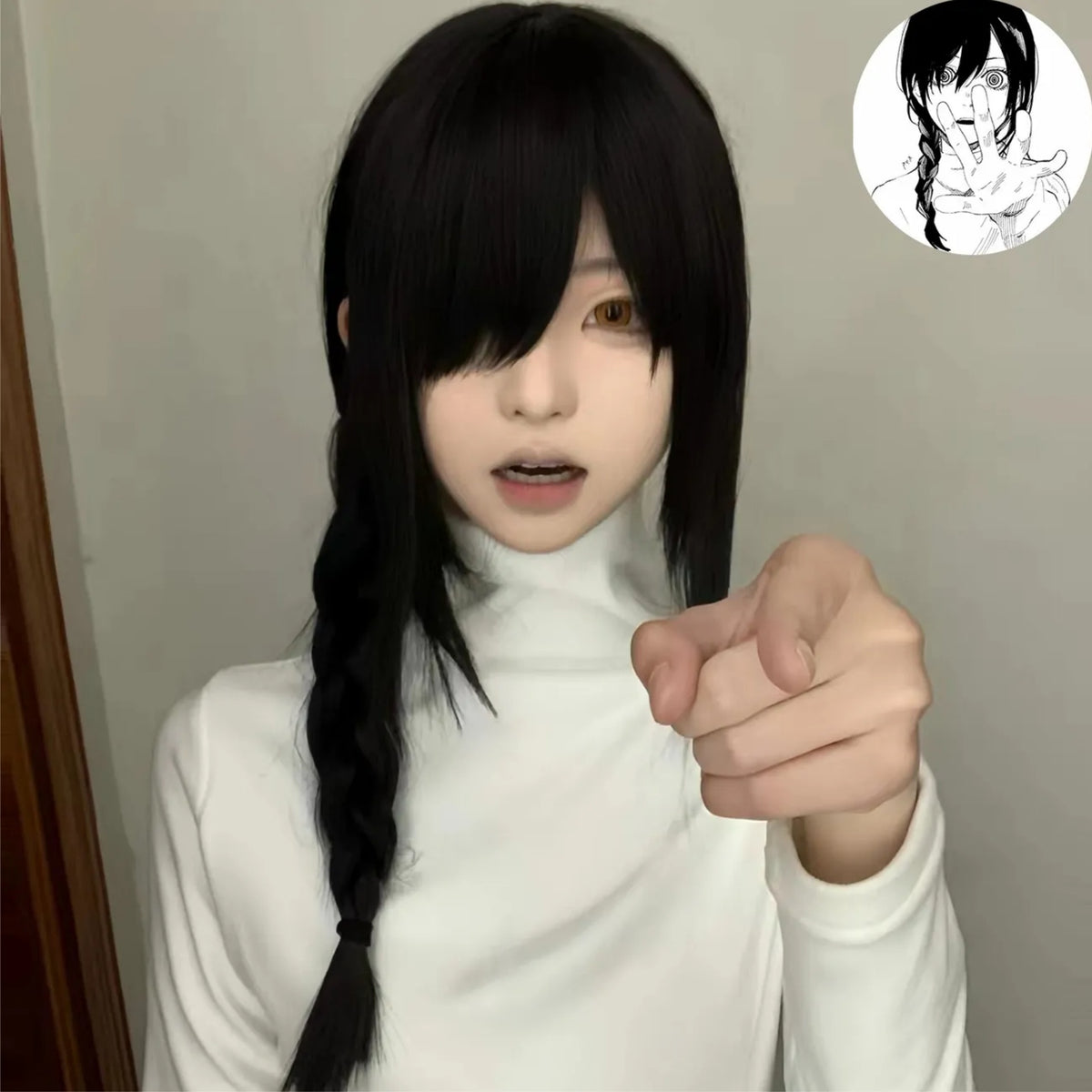 Nayuta Nayuta Wig Costume Set Chainsaw Man Chain Saw Man Cosplay