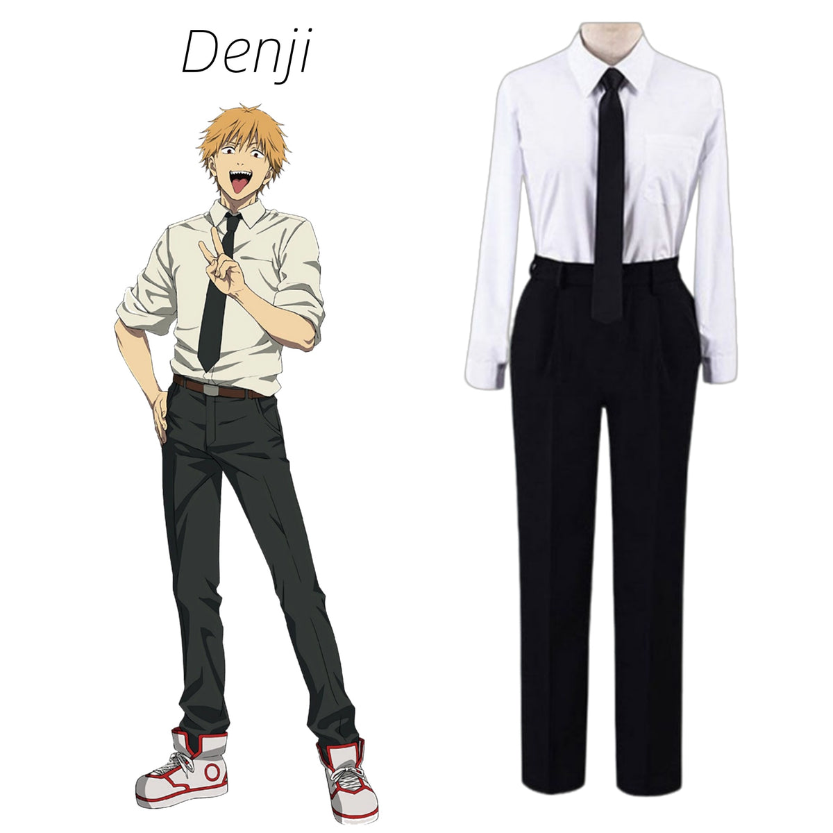 Denji Costume Set Chainsaw Man Cosplay