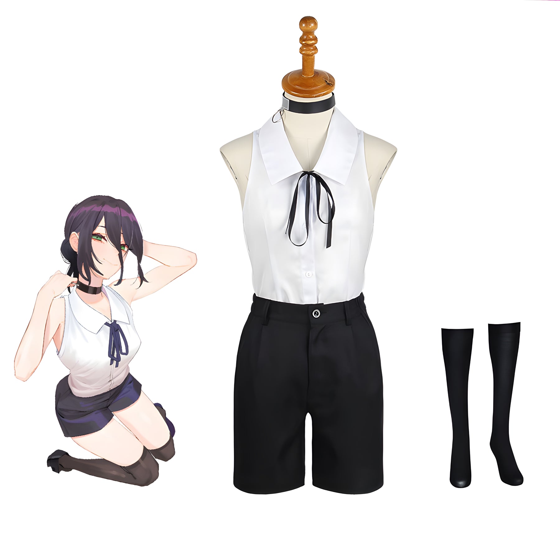 Reze Cosplay Costume Set  Chainsaw Man Cosplay