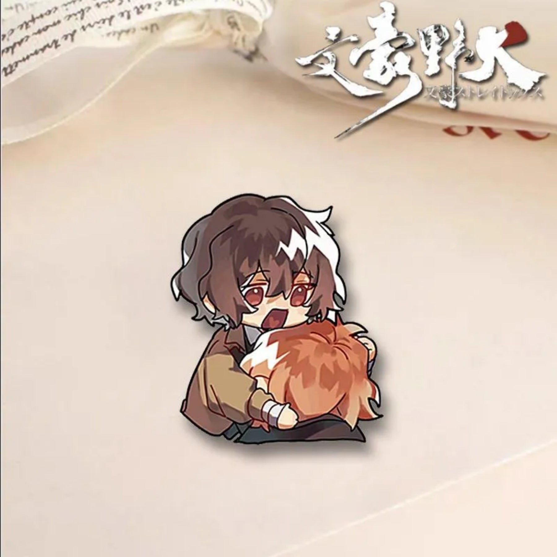 Bungo Stray Dogs Accessories Dazai Atsushi Harushima Nakahara Brooch Badge