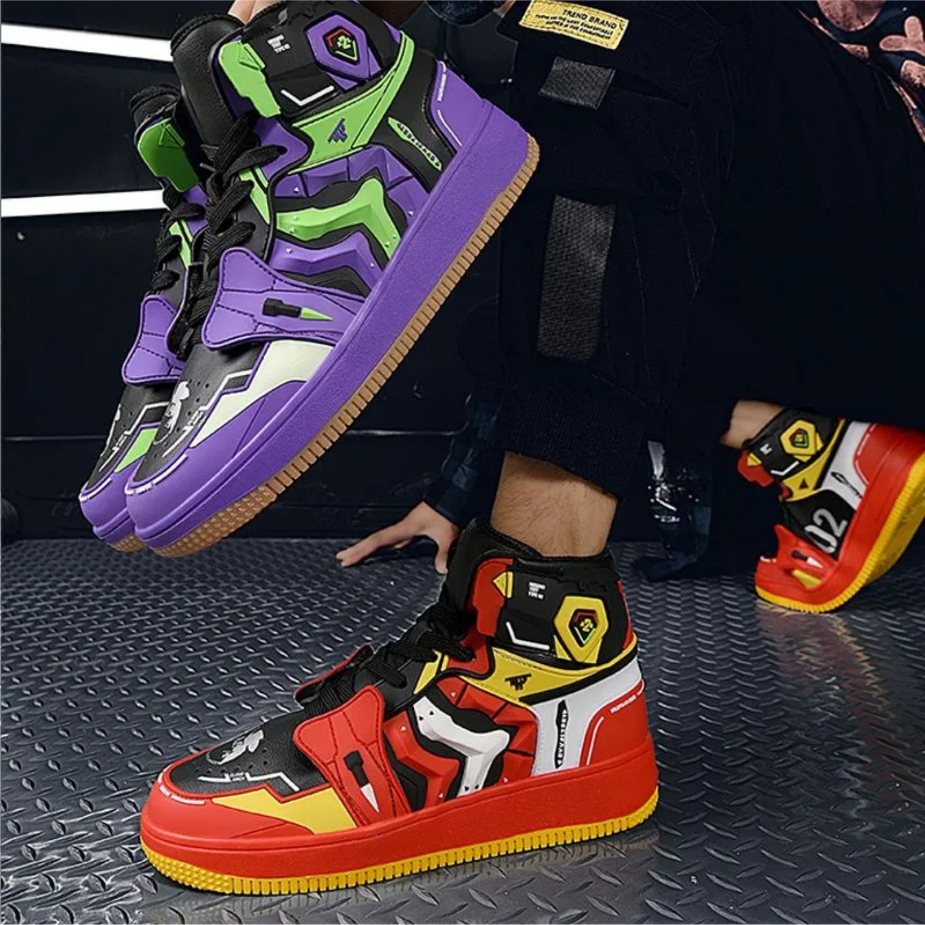 EVA Neon Genesis Evangelion High Top Comfortable Mantis Shoes Kamen Rider Shoes Anime Accessories