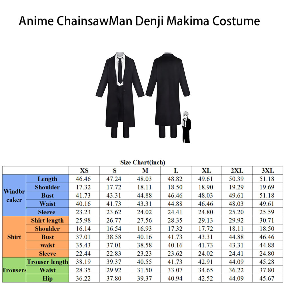 Makima Costume Set Chainsaw Man Chain Saw Man Cosplay