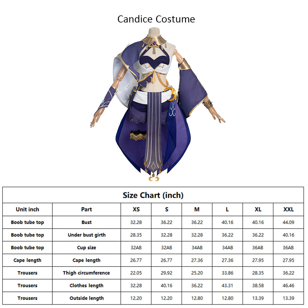 Candace Costume Set Genshin Impact Cosplay