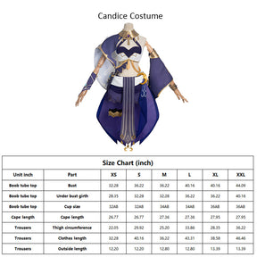 Candace Costume Set Genshin Impact Cosplay