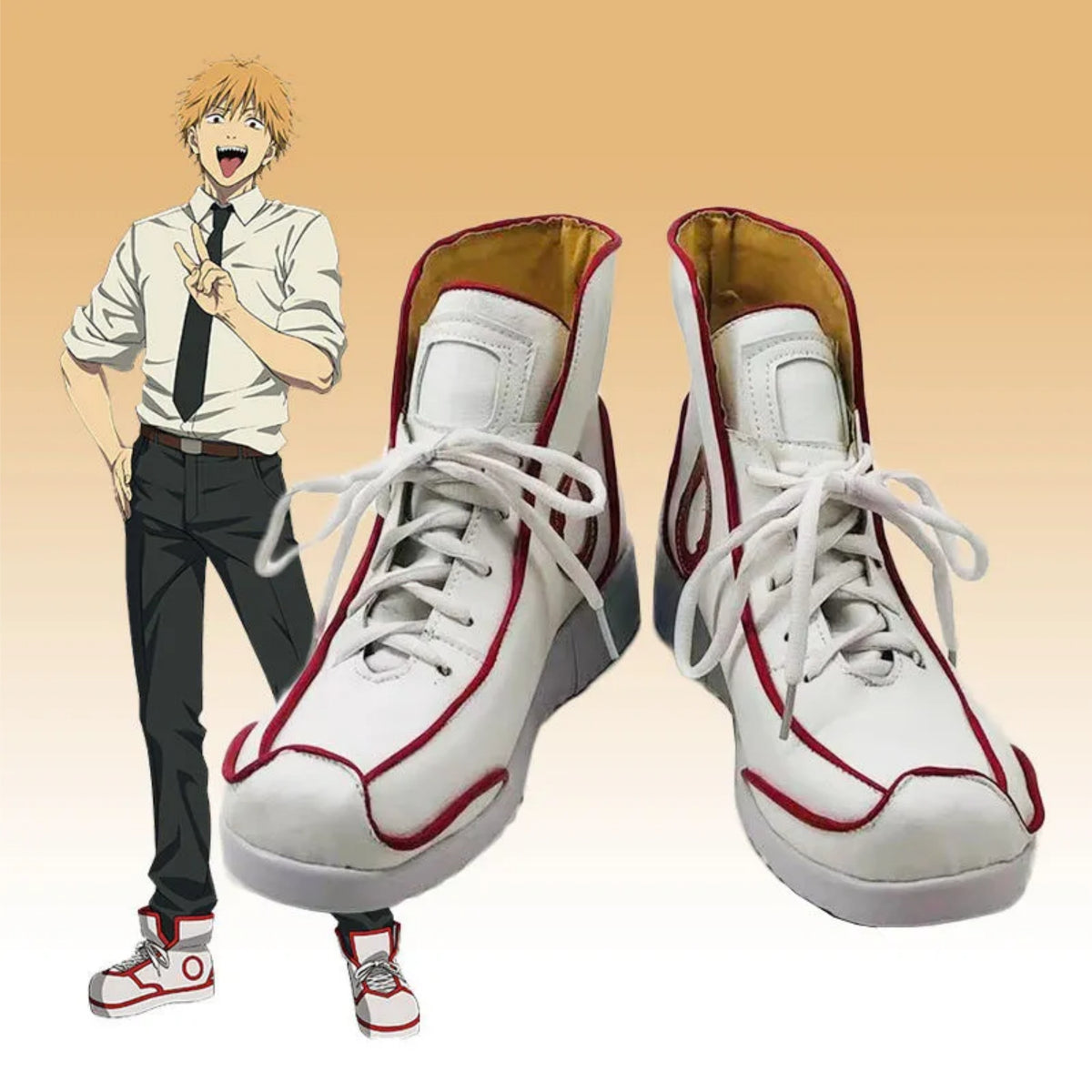 Denji Shoes Costume Set Chainsaw Man Chain Saw Man Cosplay