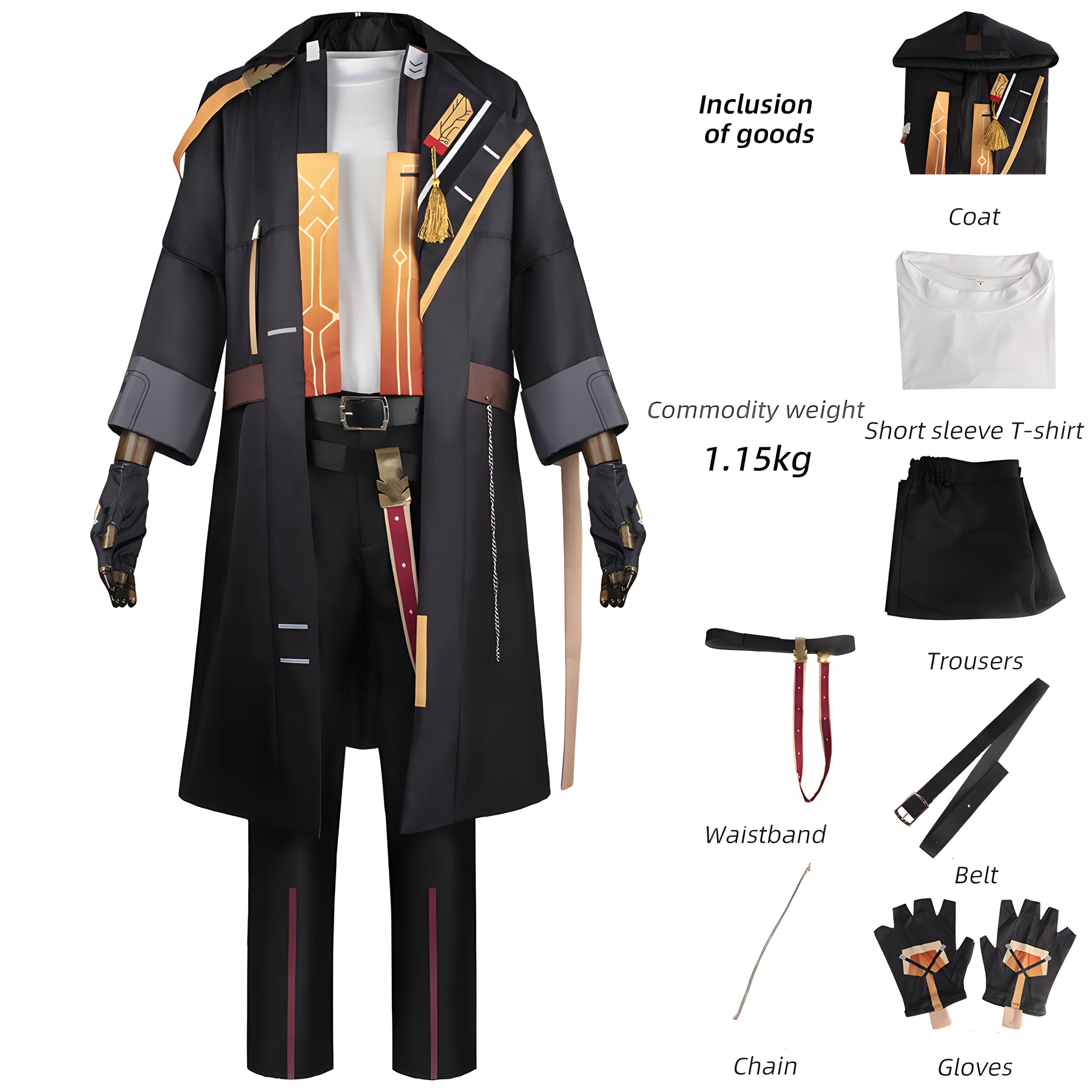 Trailblazer Cosplay Trailblazer Honkai Star Rail Cosplay Adult Anime Cosplay Costume for Man