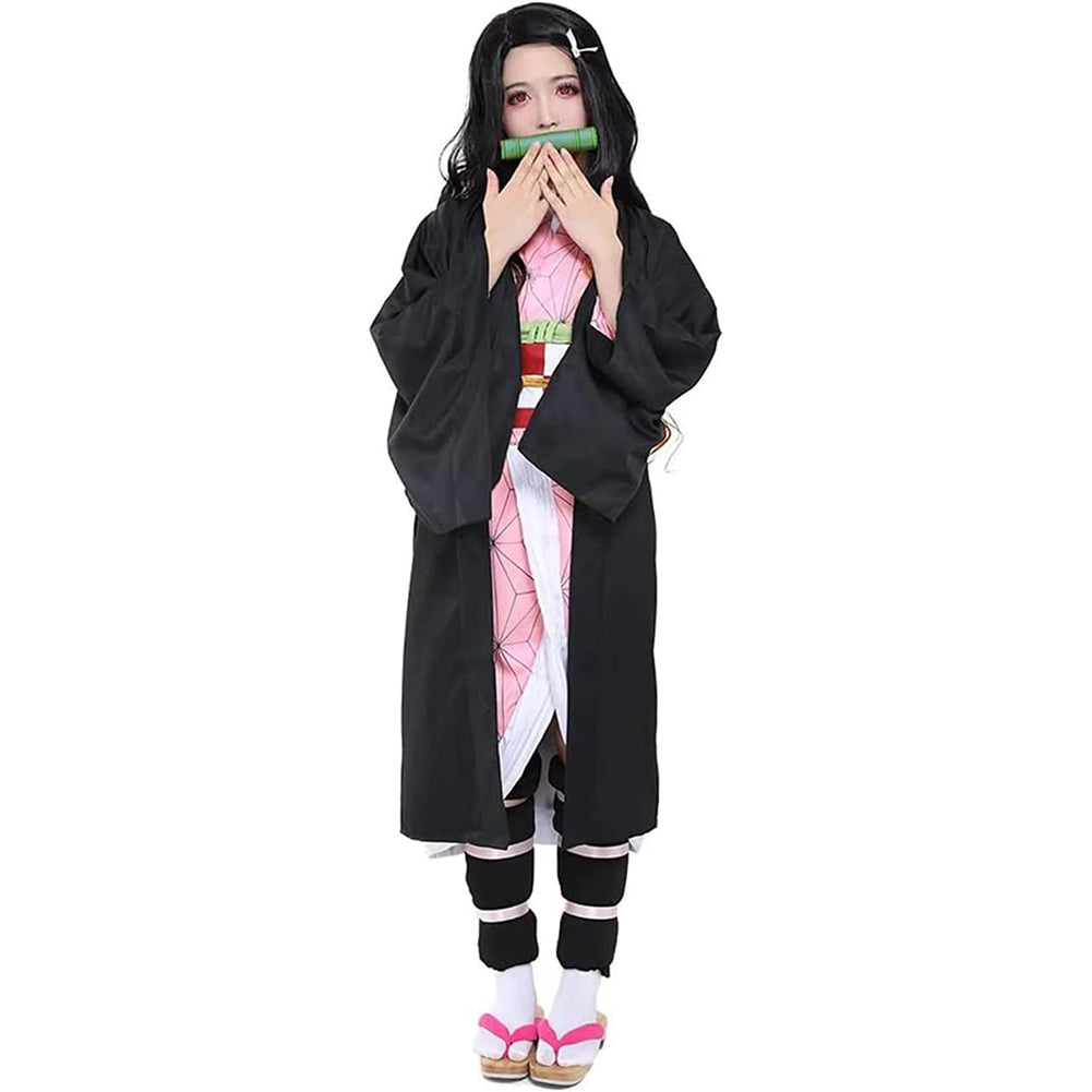 Kamado Nezuko Costume Set 鬼滅の刃 Demon Slayer Cosplay