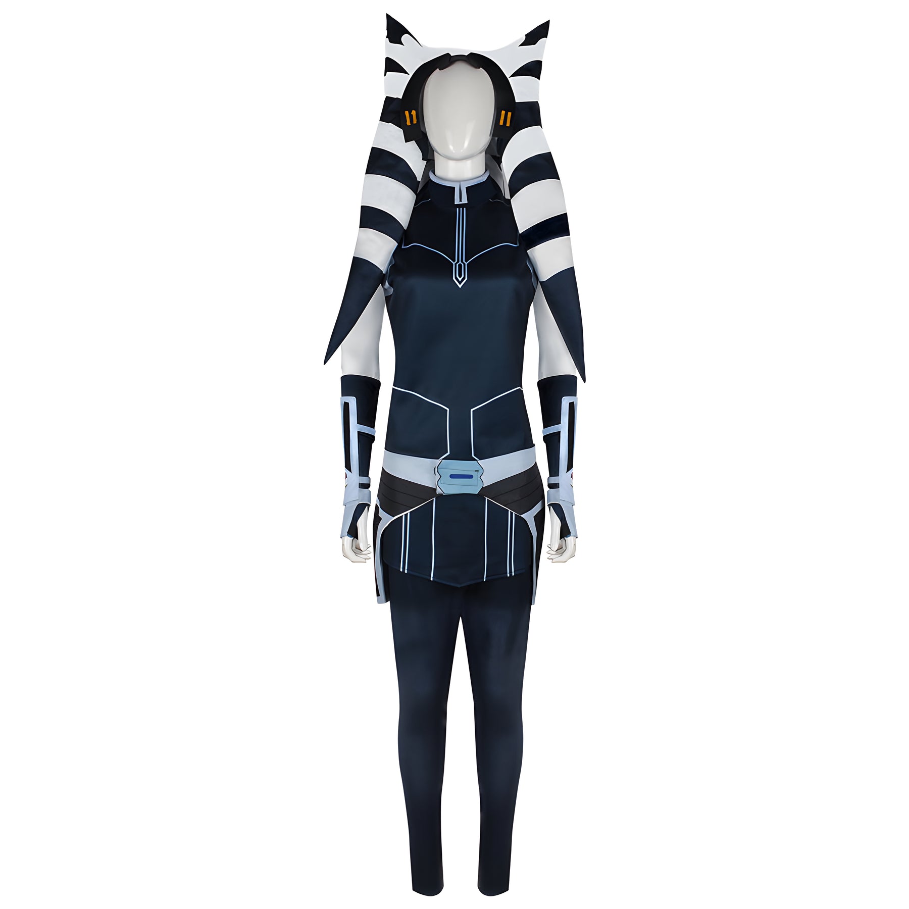 Ahsoka Tano Cosplay Star Wars: The Clone Wars Costume Set with Hat Party Chirstmas Halloween