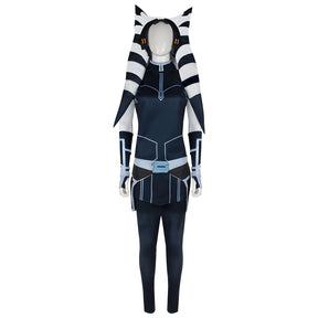 Ahsoka Tano Cosplay Star Wars: The Clone Wars Costume Set with Hat Party Chirstmas Halloween