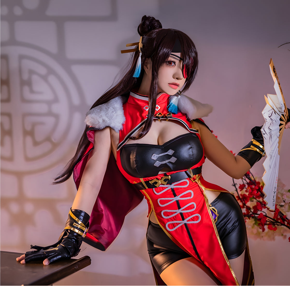 Original God Chongyun Beidou Xingqiu COS Uncrowned Dragon King Yujie full set female cloak anime cosplay suit