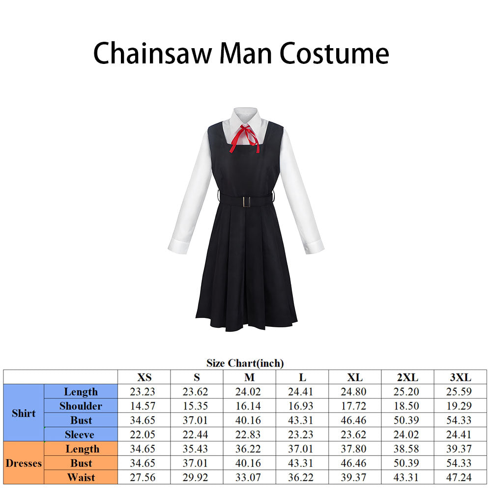 Asa Mitaka Asa Costume Set Chainsaw Man Chain Saw Man Cosplay