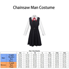 Asa Mitaka Asa Costume Set Chainsaw Man Chain Saw Man Cosplay