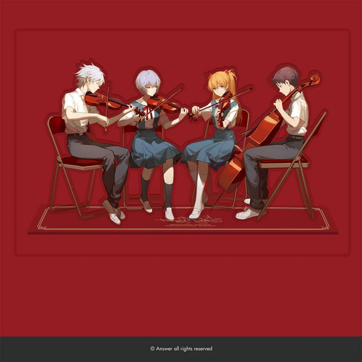 EVA Asuka Reinha Kaoru Nagisa Shinji Quartet Stand