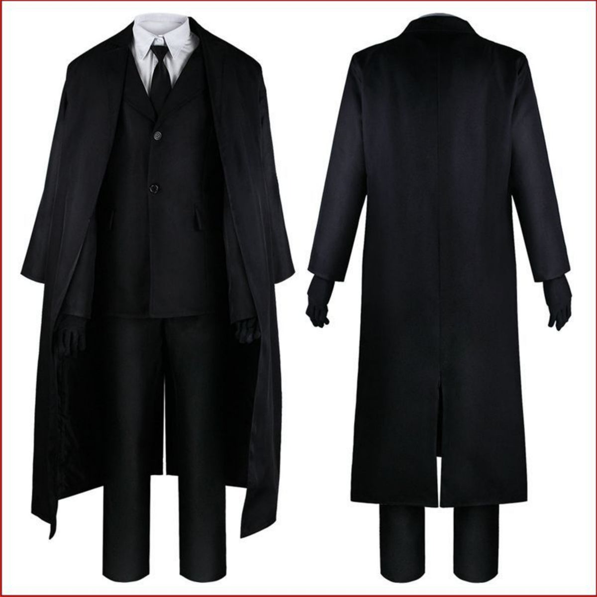 Dazai Osamu Costume Set Bungo Stray Dogs Cosplay