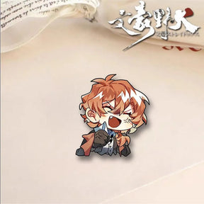 Bungo Stray Dogs Accessories Dazai Atsushi Harushima Nakahara Brooch Badge