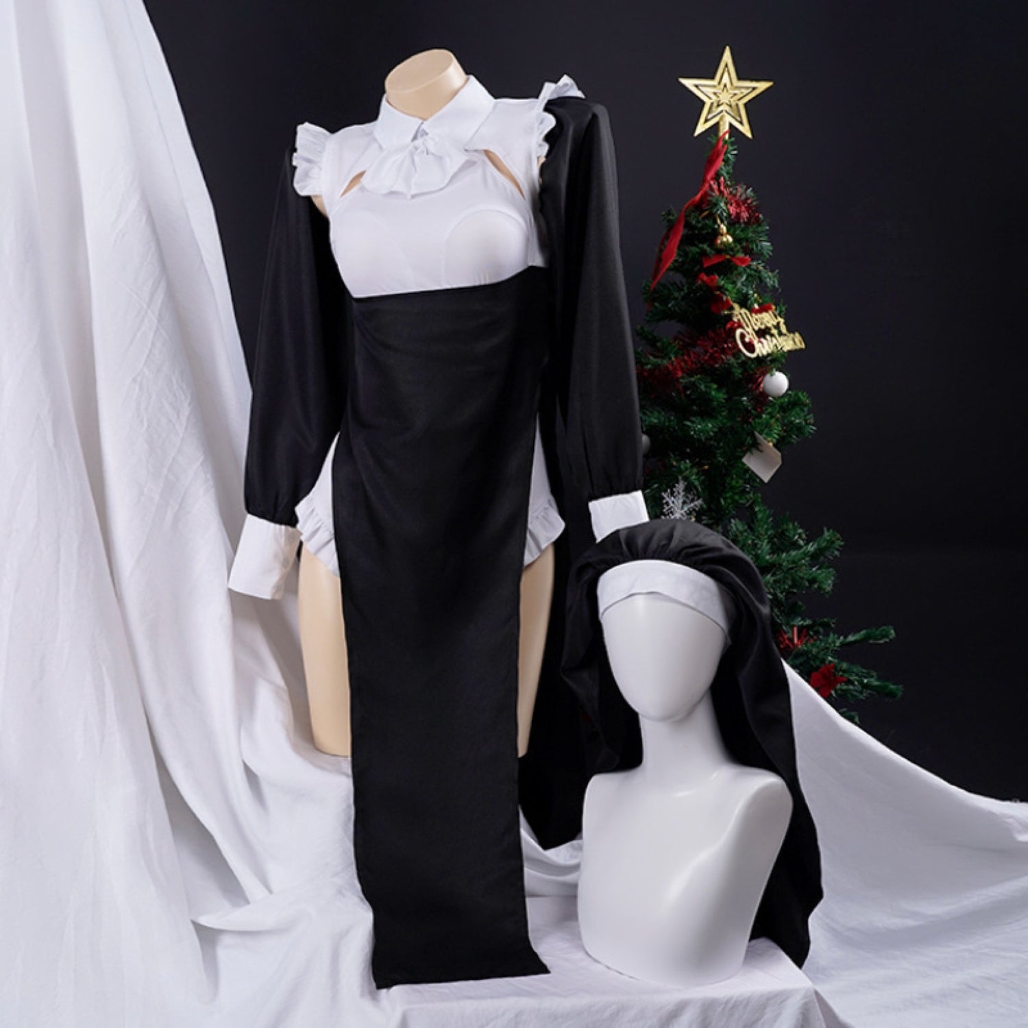 Nun Costume Set Nun'e Goun Cosplay