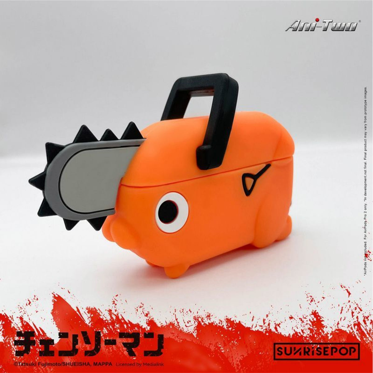 SUNRISEPOP Chainsaw Man Airpods Case Headphone Protective Case Case Pochita Chainsaw Man Comic Accessories