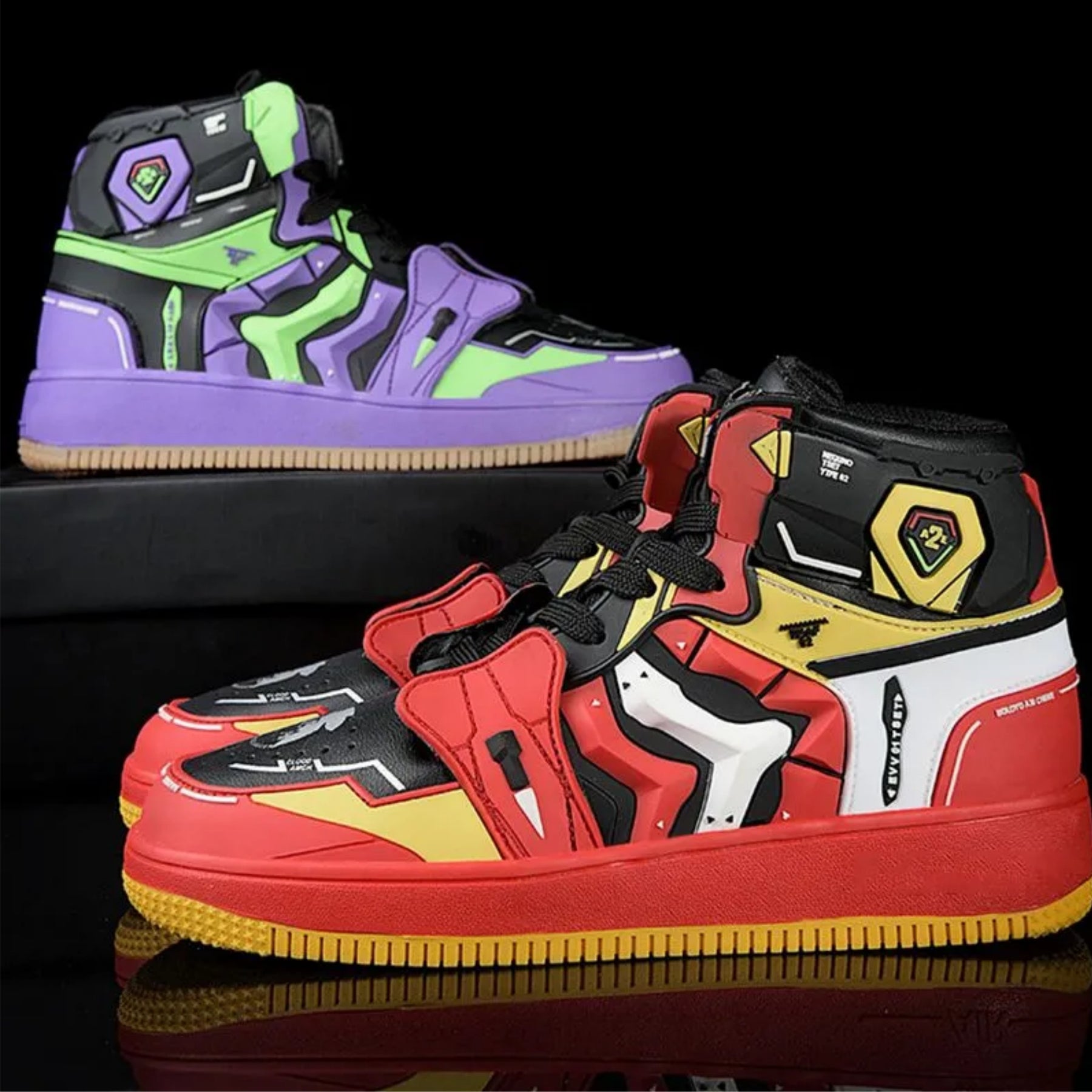 EVA Neon Genesis Evangelion High Top Comfortable Mantis Shoes Kamen Rider Shoes Anime Accessories