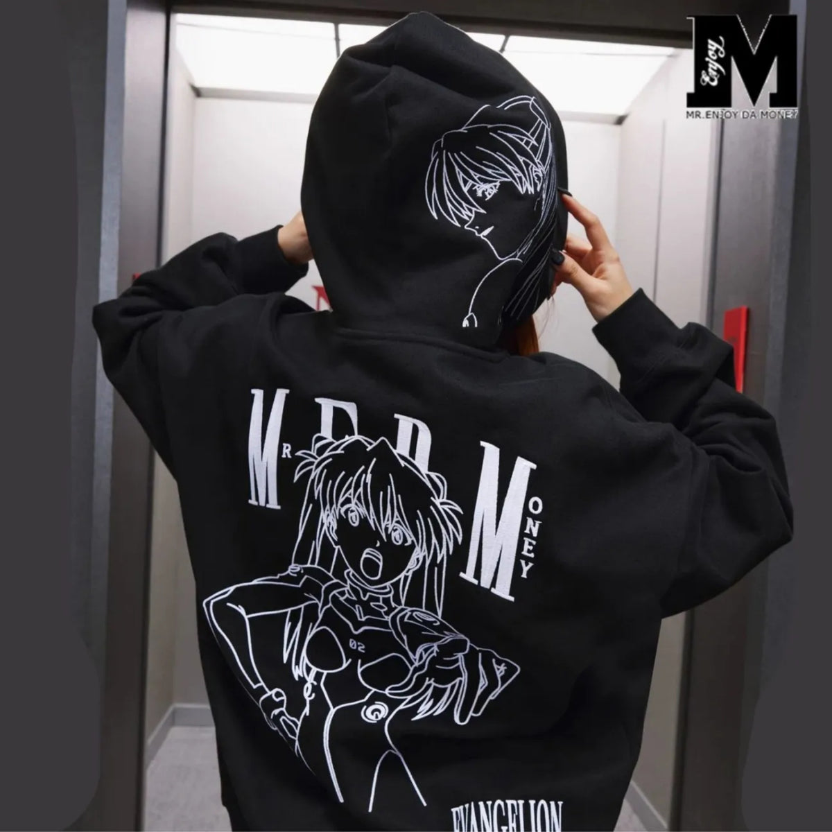 MEDM X EVA Asuka Sweatshirt Spring & Autumn Loose Hoodie