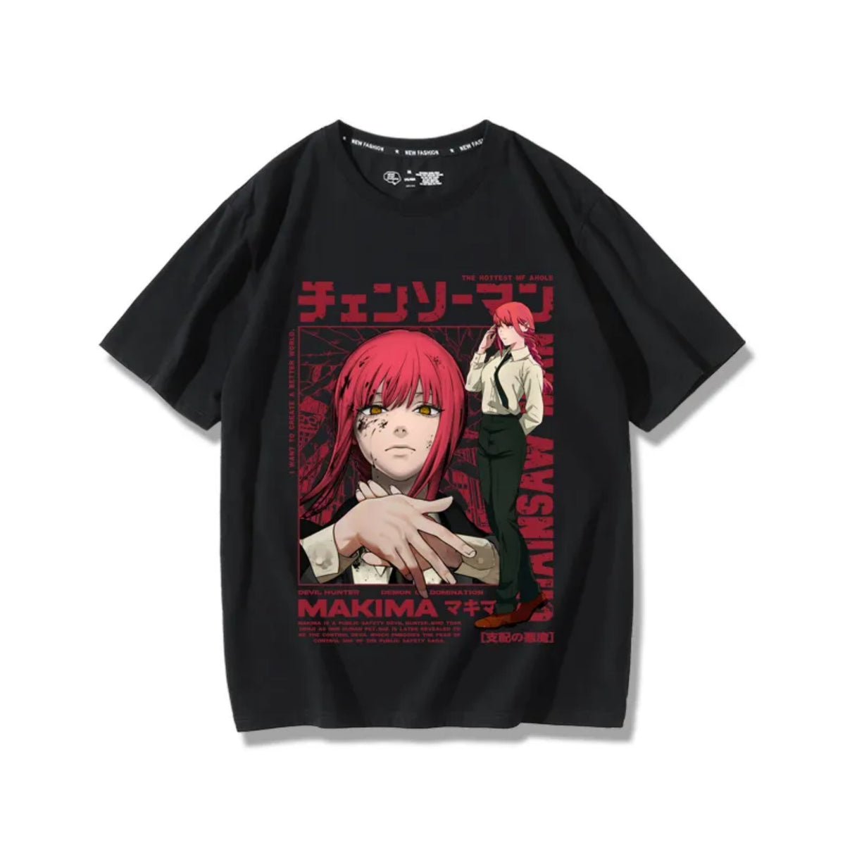 Makima Accessories T-shirt Chainsaw Man Accessories T-shirt