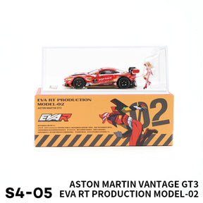 Asuka Aston Martin No. 2 1:64 Tuoyi GT3 EVA Alloy No. 2 with Doll and Acrylic