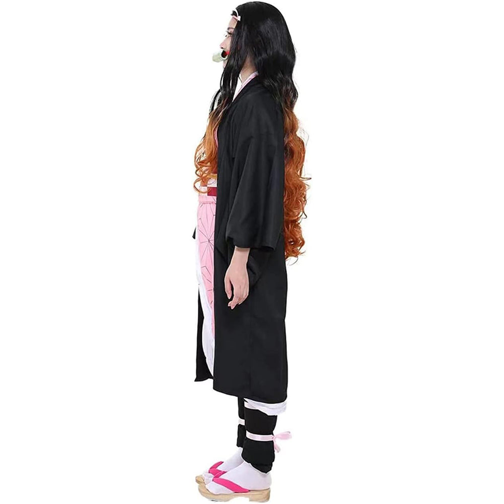 Kamado Nezuko Costume Set 鬼滅の刃 Demon Slayer Cosplay