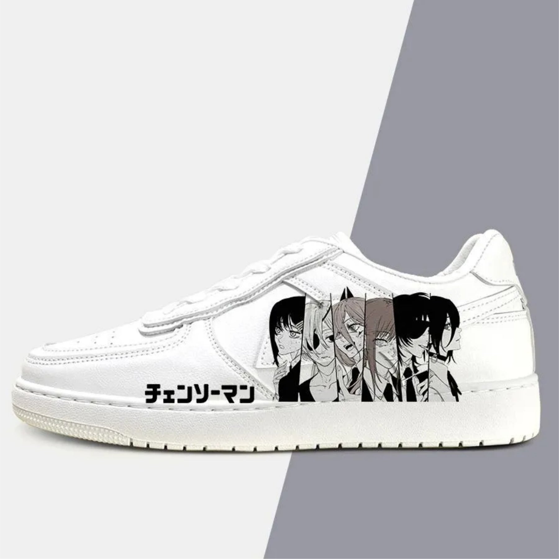 Chainsaw Man Cherry Blossom Co-Branded Hand Drawn Chainsaw Man Anime Accessories Denji Pochita Casual Shoes