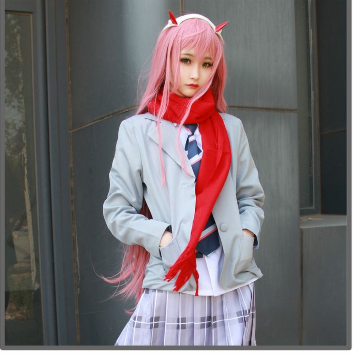 002 School Uniform Costume Set Darling in the FRANXX Cosplay