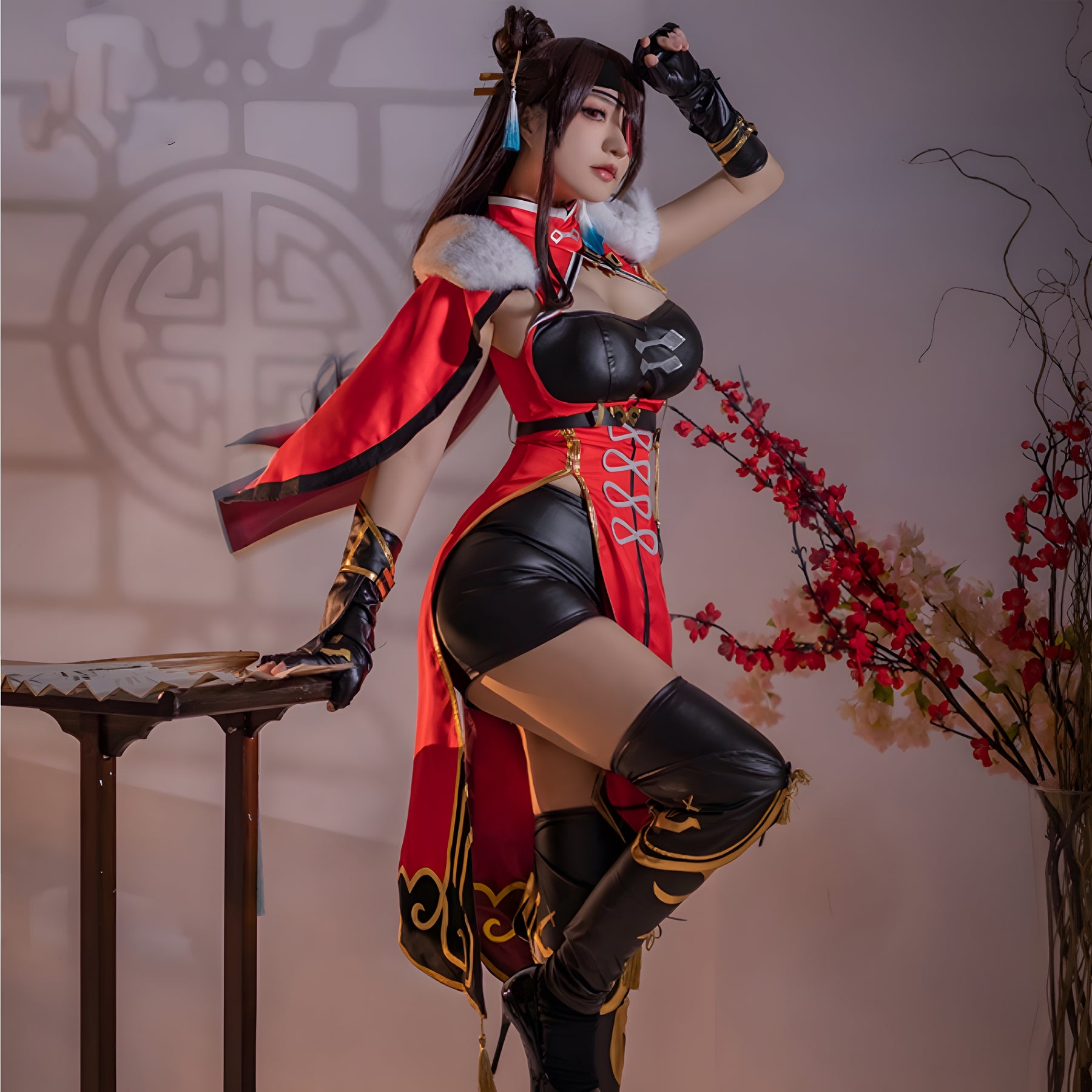 Original God Chongyun Beidou Xingqiu COS Uncrowned Dragon King Yujie full set female cloak anime cosplay suit