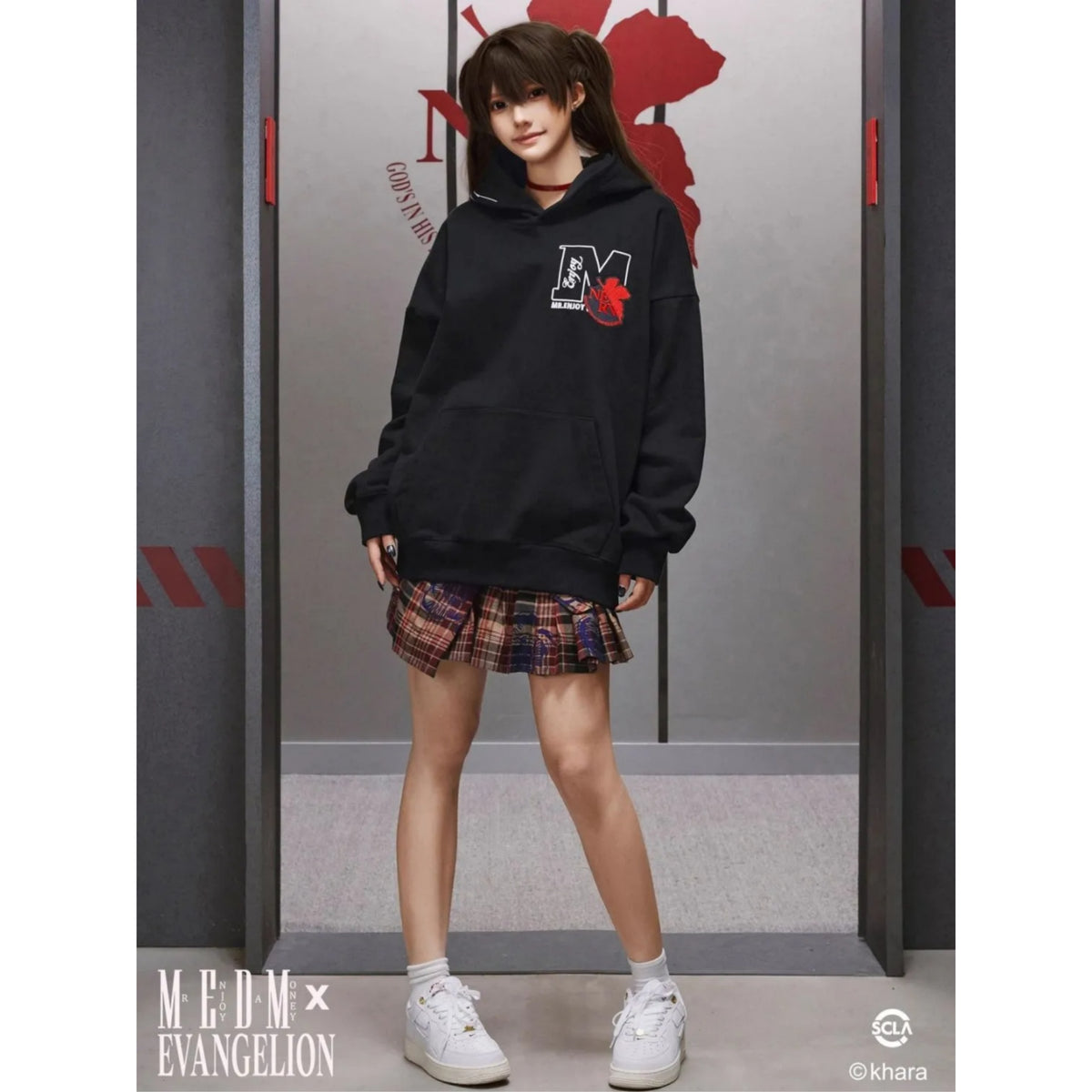 MEDM X EVA Asuka Sweatshirt Spring & Autumn Loose Hoodie