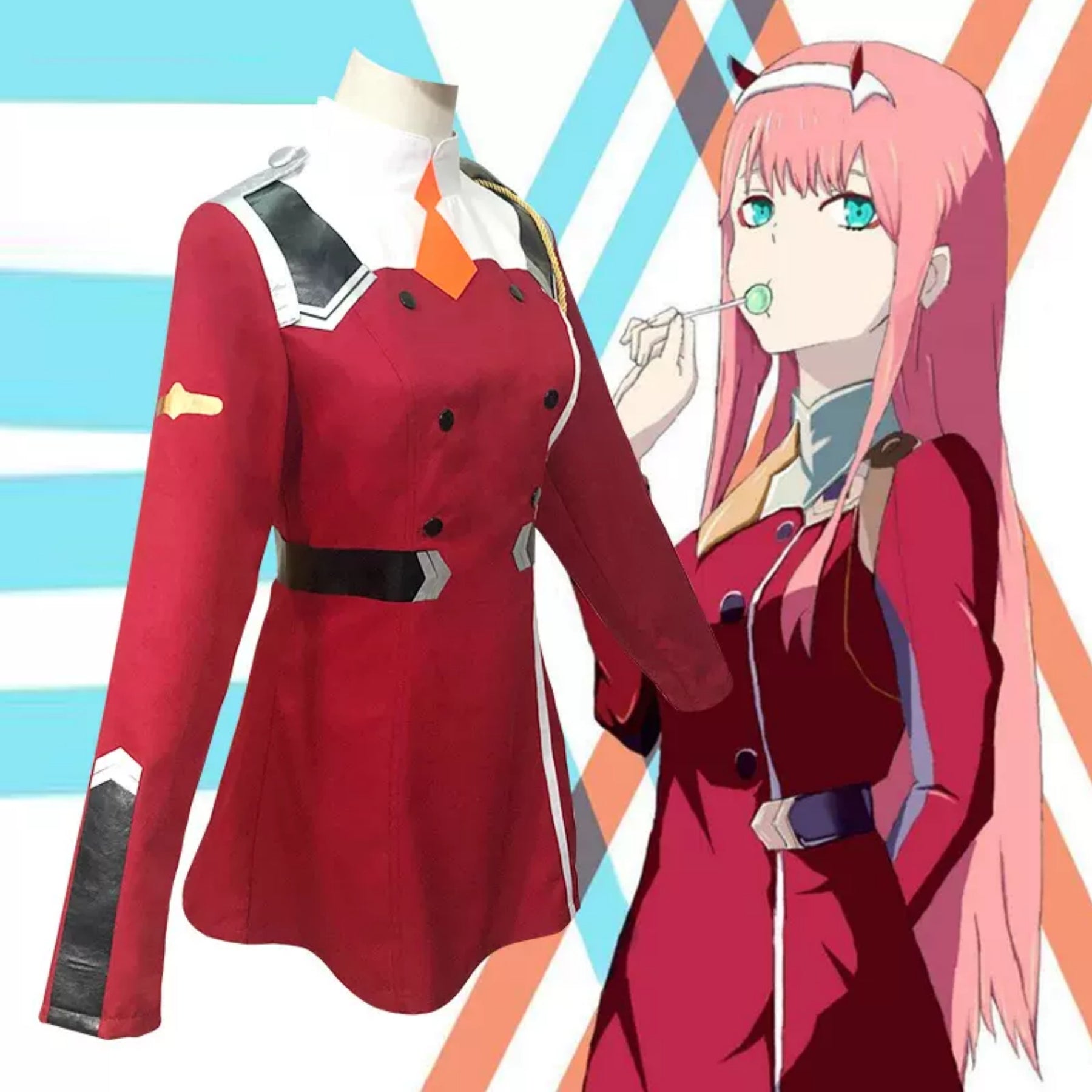 002 Costume Set Darling in the FRANXX Cosplay