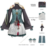 Qingque Cosplay Qingque Honkai Star Rail Cosplay Adult Anime Cosplay Costume for Women