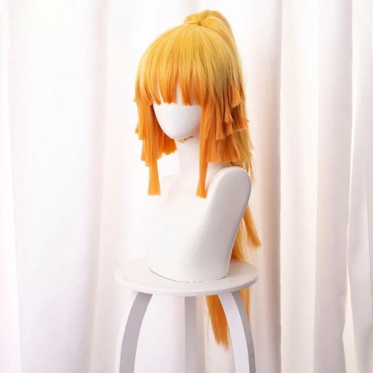 Zenitsu Agatsuma Wig Costume Set Demon Slayer Cosplay