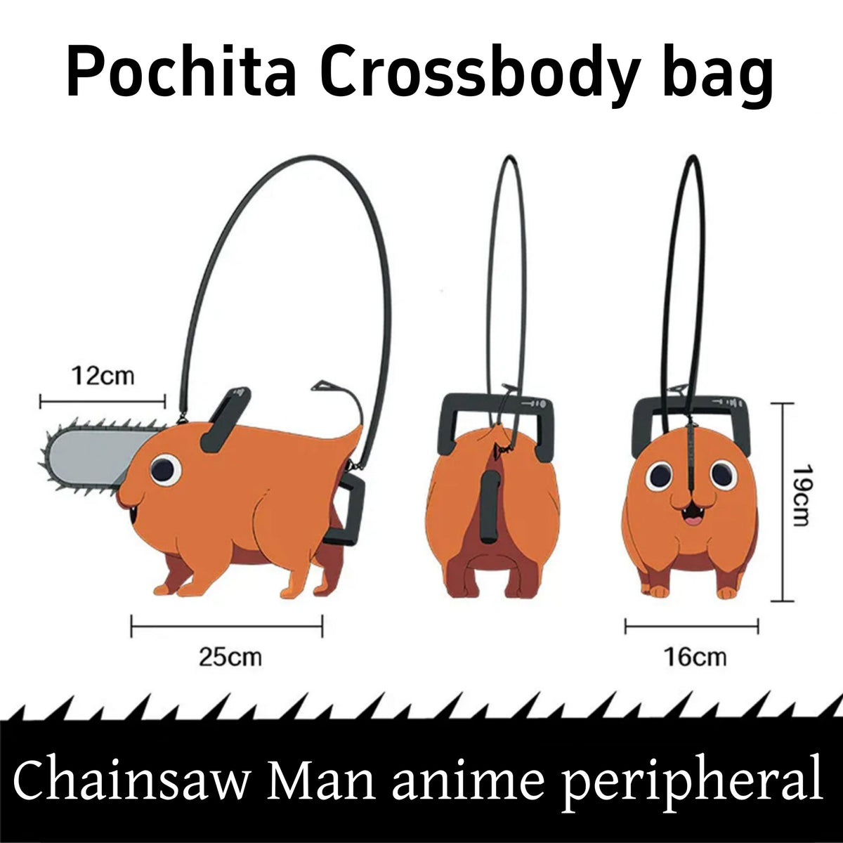 Pochita Accessories Chainsaw Man Ross Body Bag Chainsaw Man Accessories