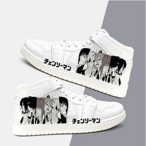 Chainsaw Man Cherry Blossom Co-Branded Hand Drawn Chainsaw Man Anime Accessories Denji Pochita Casual Shoes