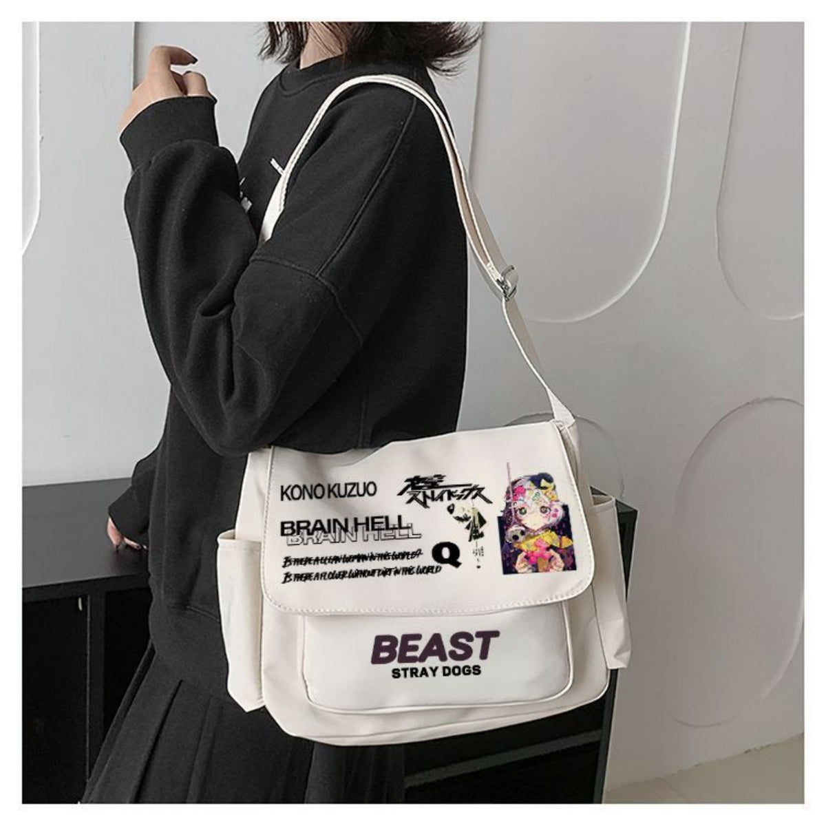 Bungo Stray Dogs Stray Dogs Crossbody Bag Anime Accessories Cosplay