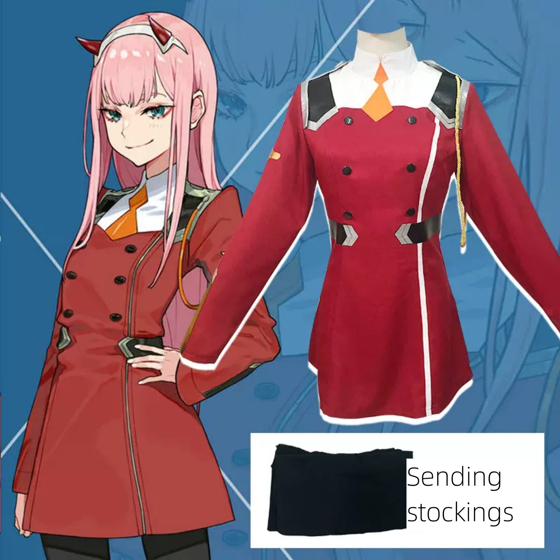 002 Costume Set Darling in the FRANXX Cosplay