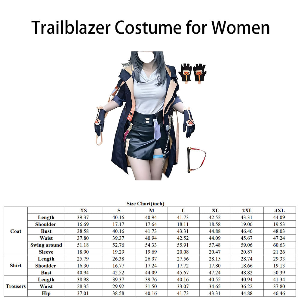 Trailblazer Cosplay Trailblazer Honkai Star Rail Cosplay Adult Anime Cosplay Costume for Women