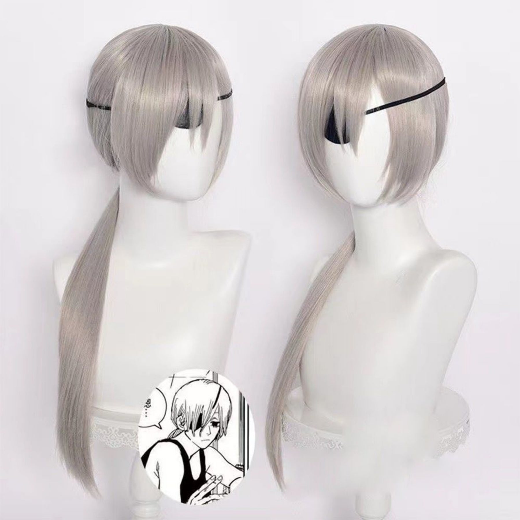 Quanxi Wig Costume Set Chainsaw Man Chainsaw Man Man Cosplay