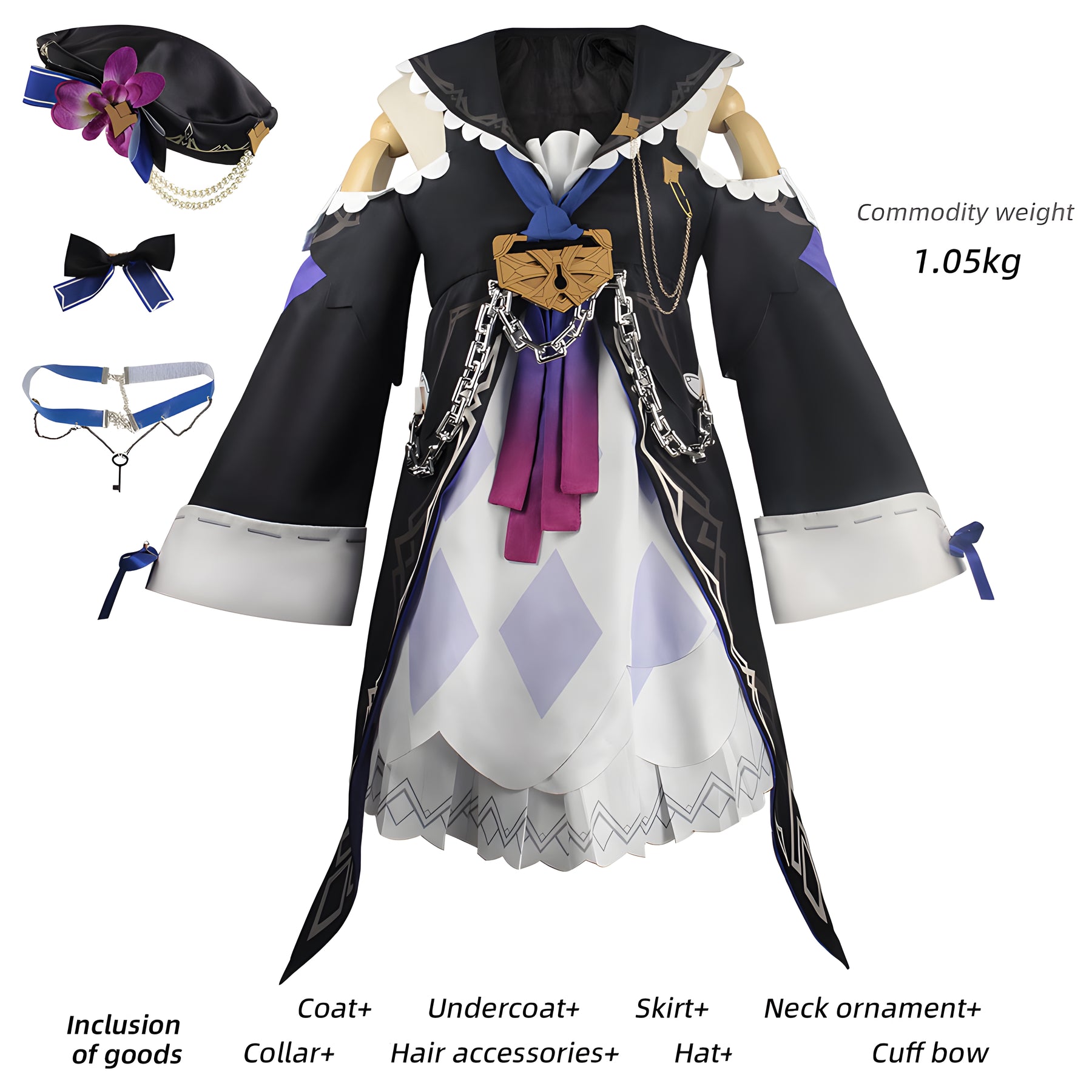 Herta Cosplay Herta Honkai Star Rail Cosplay Adult Anime Cosplay Costume for Women